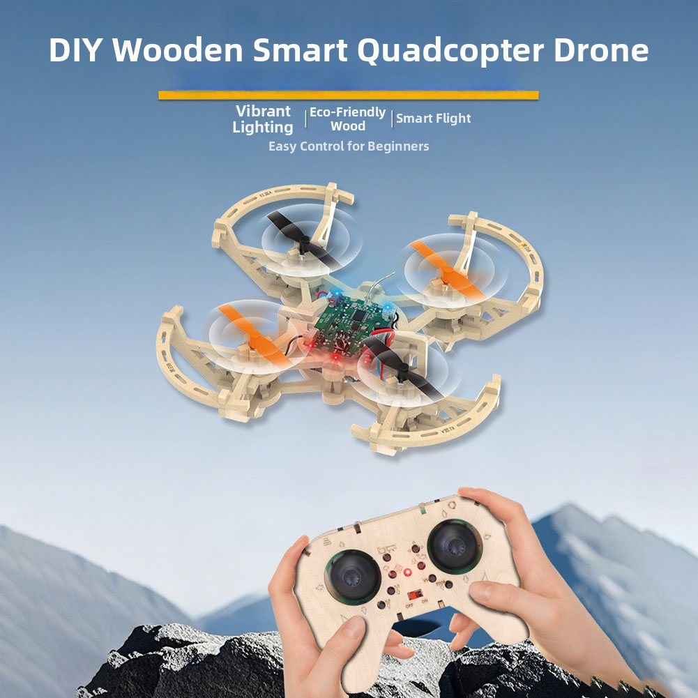 RC Wooden Drones Model Kit 3 S - Drone Kit Octocopter review and price